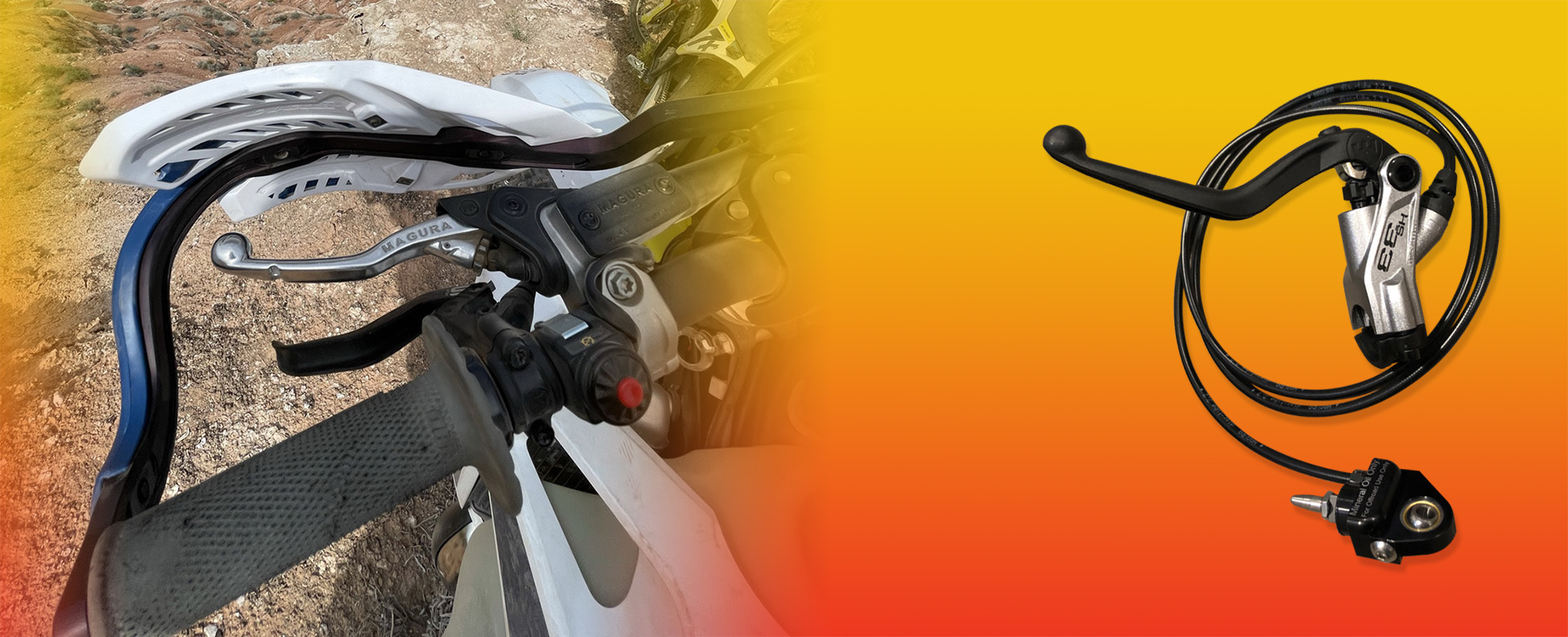 Left hand rear brake ox brake